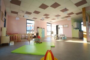 Salle d'activité de la crèche